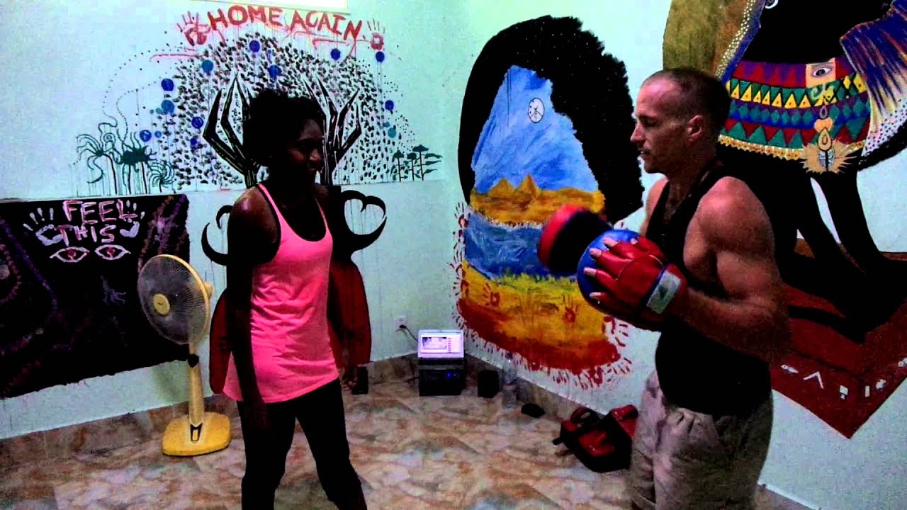 Kickboxing Combo w/ Elbows & Knees. Upcoming Women's Self Defense Course.