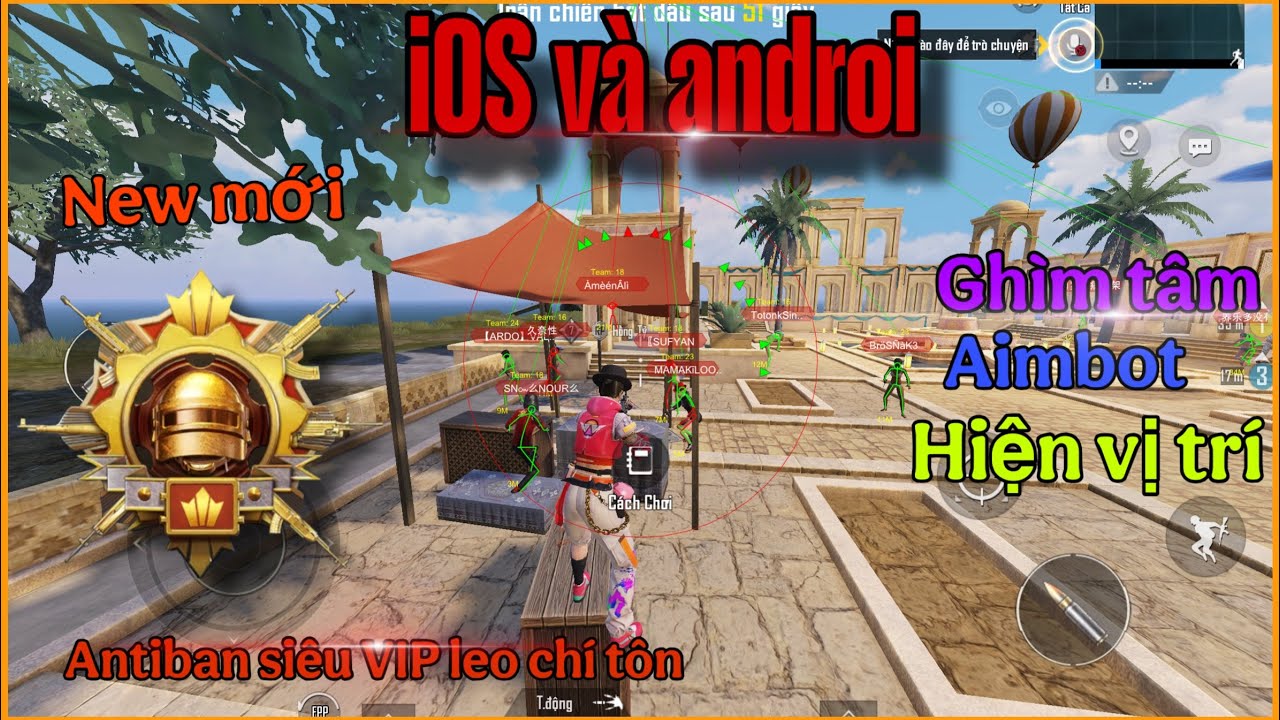 HƯỚNG DẪN H.A.C.K P.U.B.G MỚI NHẤT IOS VÀ ANDROID CHI TIẾT | MOD SKIN , AIM BOT . GHÌM TÂM . ESP