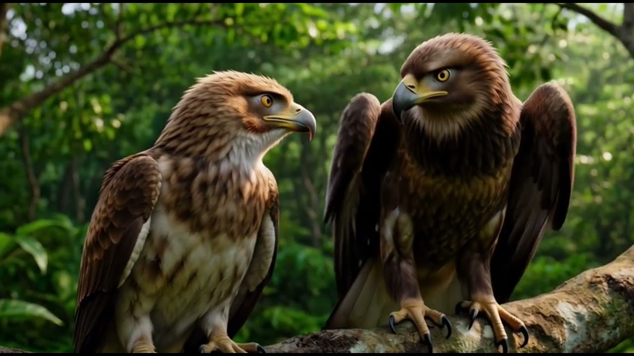 Young Eagle’s First Successful Hunt | Jungle Survival Story