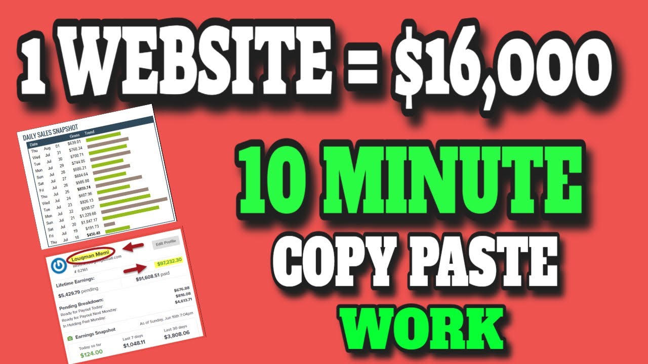 How To Make Money From Home Online For Beginners (1 WEBSITE = $16,000/MONTH)