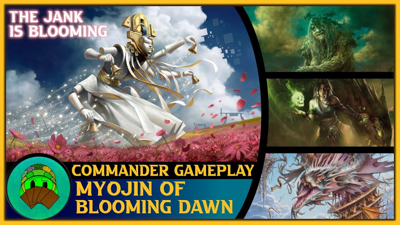 Casual Commander / EDH Gameplay | Myojin of Blooming Dawn versus Rosheen, Meren and Xyris
