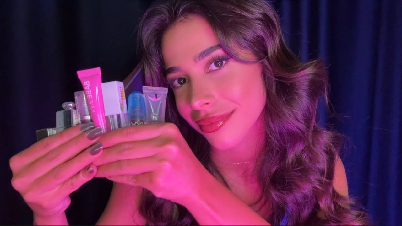 💄sana uygun lipgloss seciyoruz ♡ asmr turkce