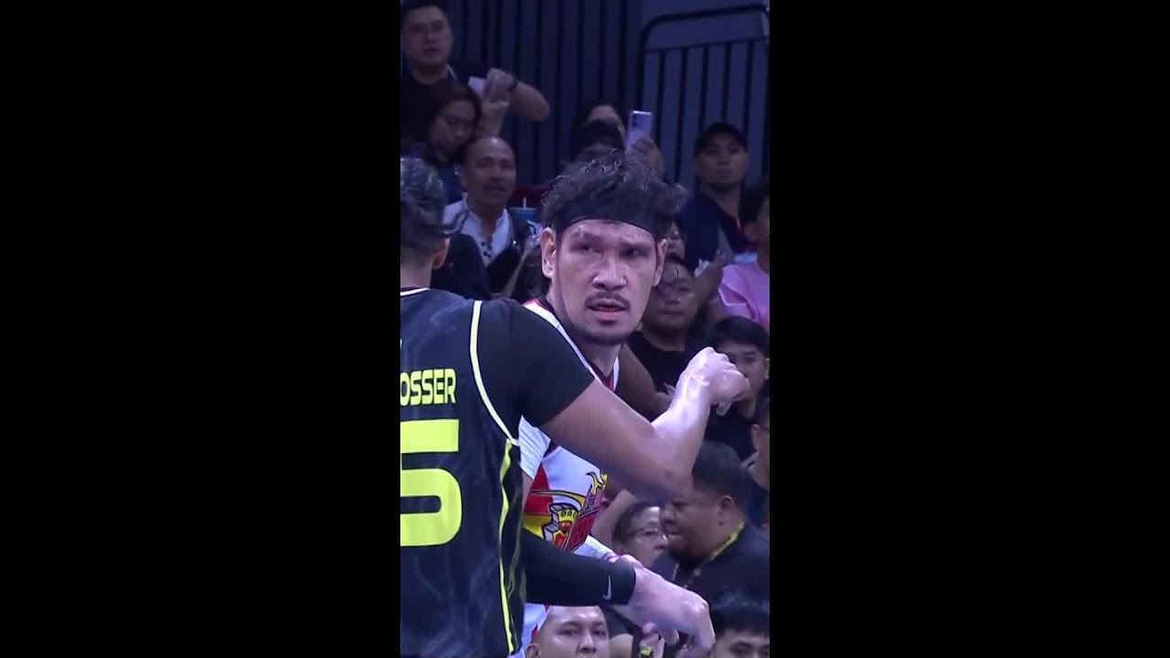 San Miguel&rsquo;s Fajardo GETS HEATED vs. TNT&rsquo;s Rosser-Ganuelas in 3Q 🔥