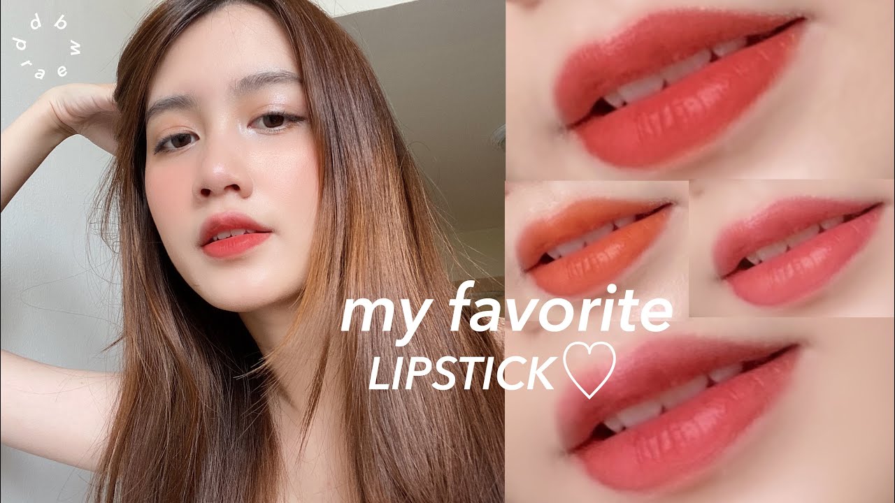 MY FAVORITE LIP💄✨l คุณพี่ใช้ลิปอะไรค้าา บอกเลยปังทุกสี! ราคาดีทุกตัว💕👍🏻