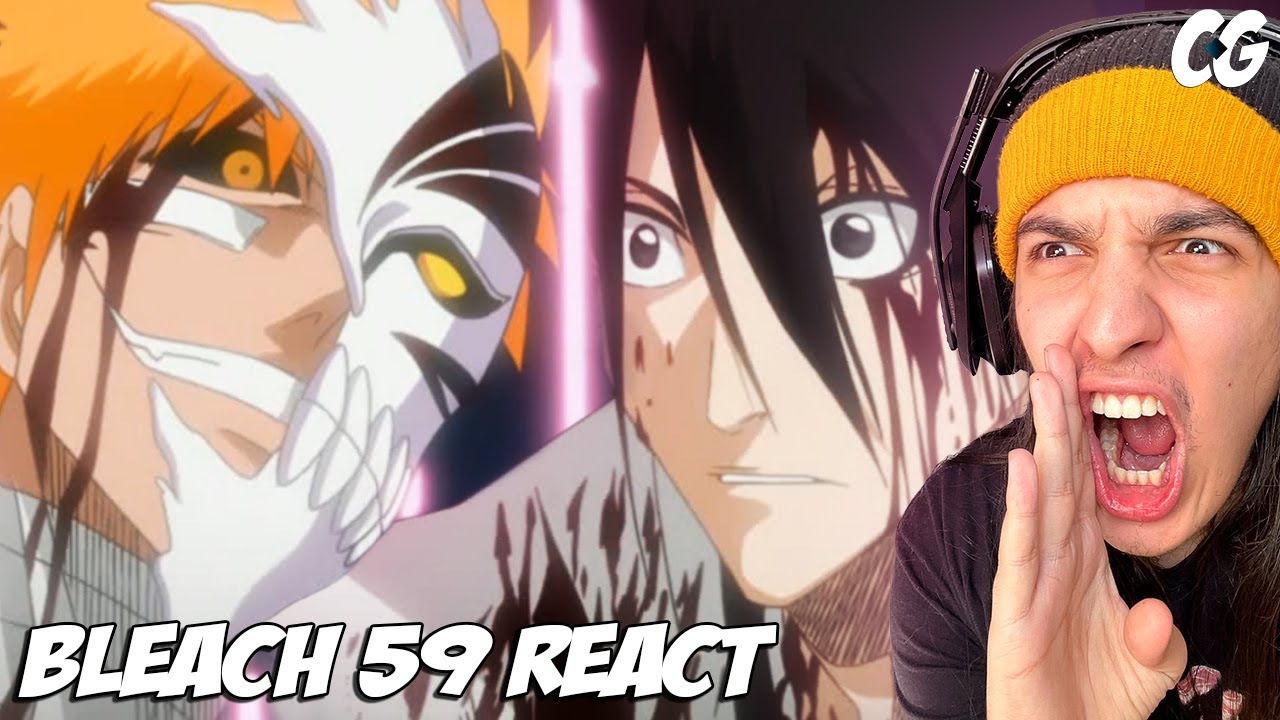 HOLLOW ICHIGO VS BYAKUYA! EPISÓDIO INSANO! - React Bleach EP 59