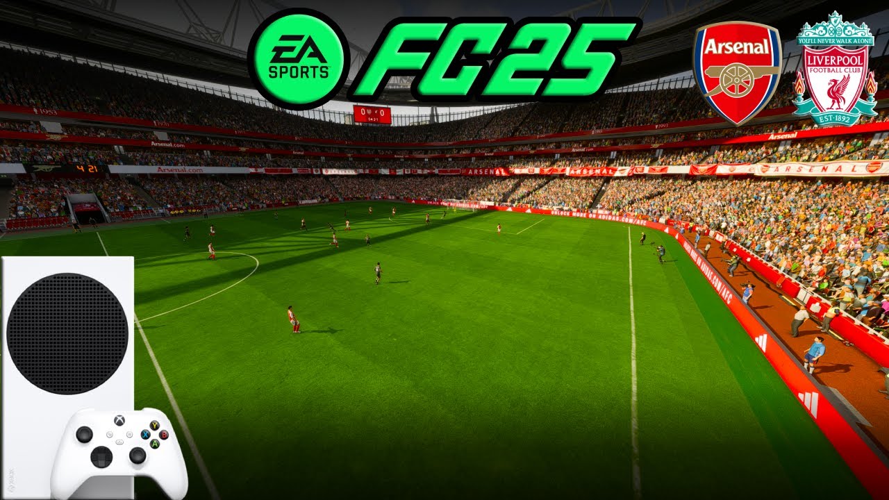 FC 25 | Xbox Series S | Arsenal vs Liverpool | Enhanced Visual Gameplay
