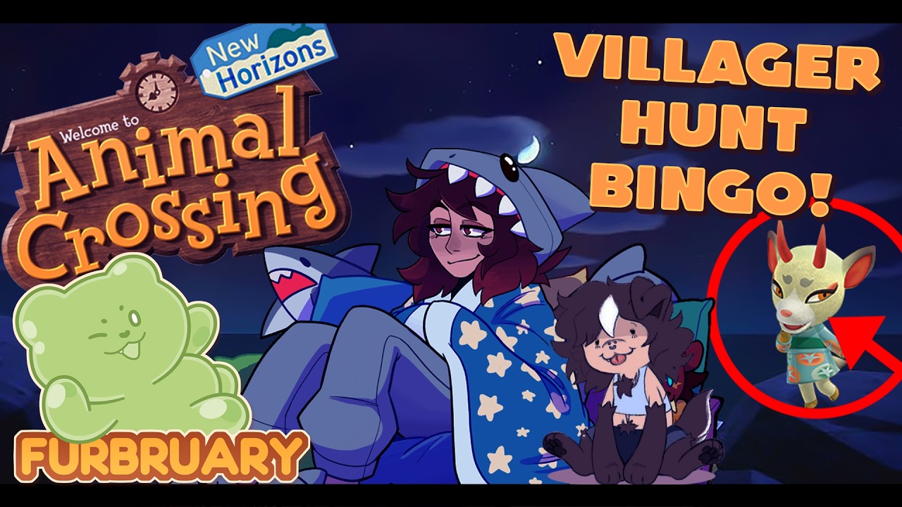 [VOD] Furbruary Train Station + BINGO // Animal Crossing w/ @goldentoast_vt  & @libearty2972
