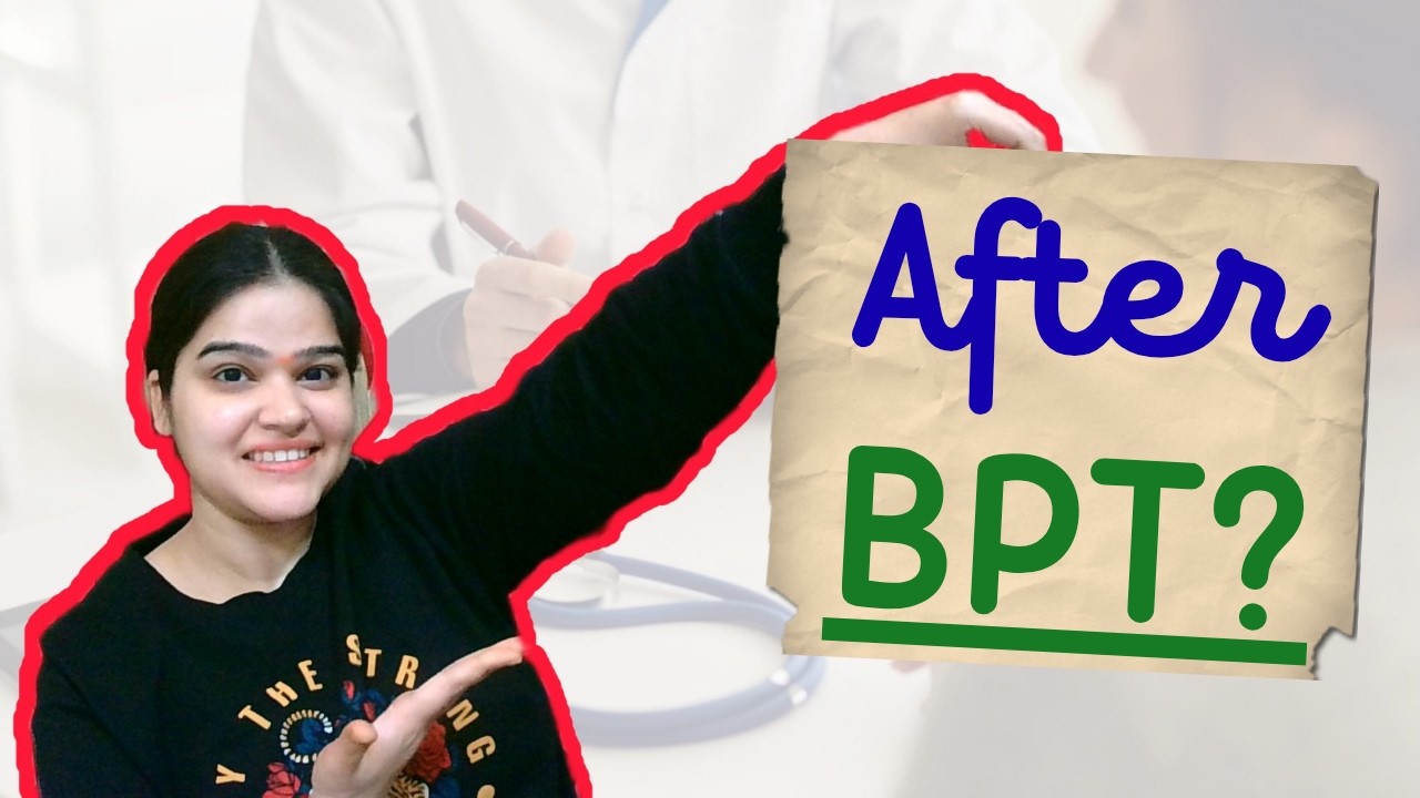 💥What to do after BPT? 👩&zwj;⚕️All best job/career options explained ||