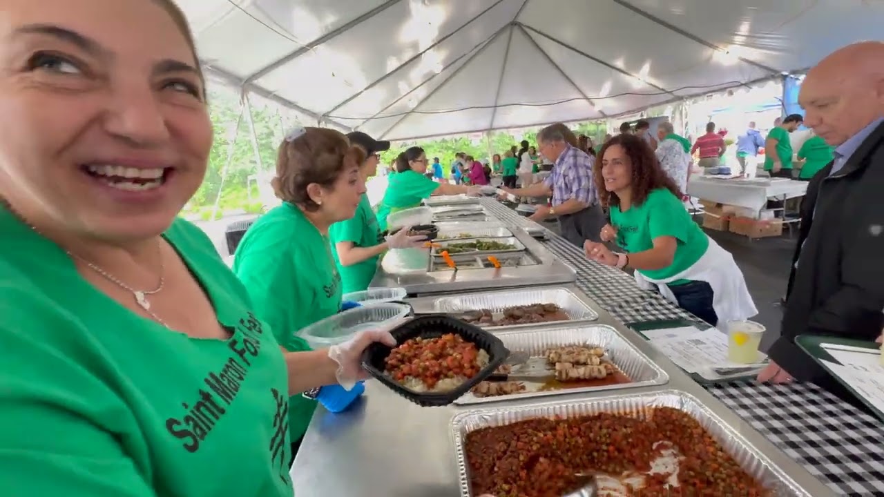 Sunday in Cleveland: St Maron Food Festival, Mitchell's Ice Cream,  Sushi, Italian Dinner