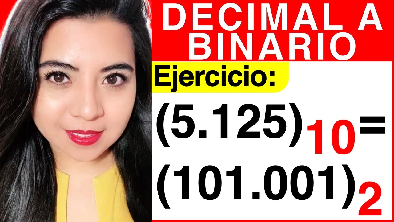 CONVERTIR de DECIMAL a BINARIO con PARTE FRACCIONARIA - Ejercicio #1