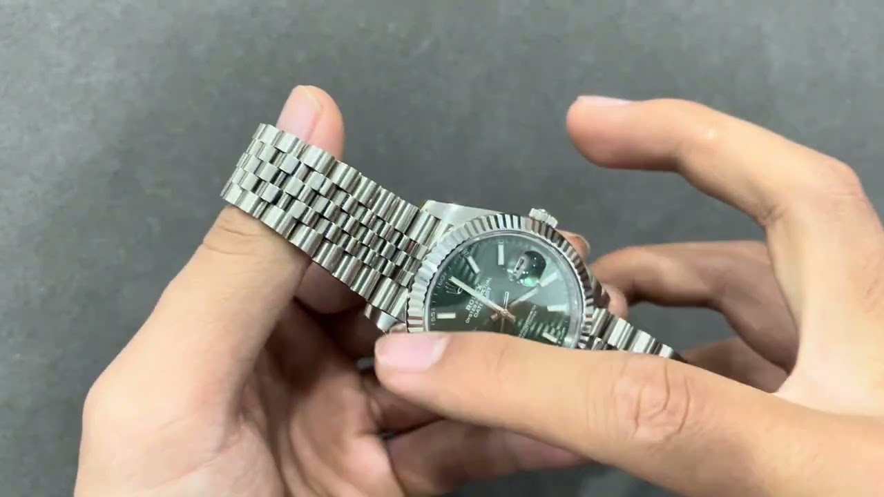 Review rolex datejust VSF size 41mm Mặt xanh vi tính với độ hoàn thiện cực cao #rolex #trending 