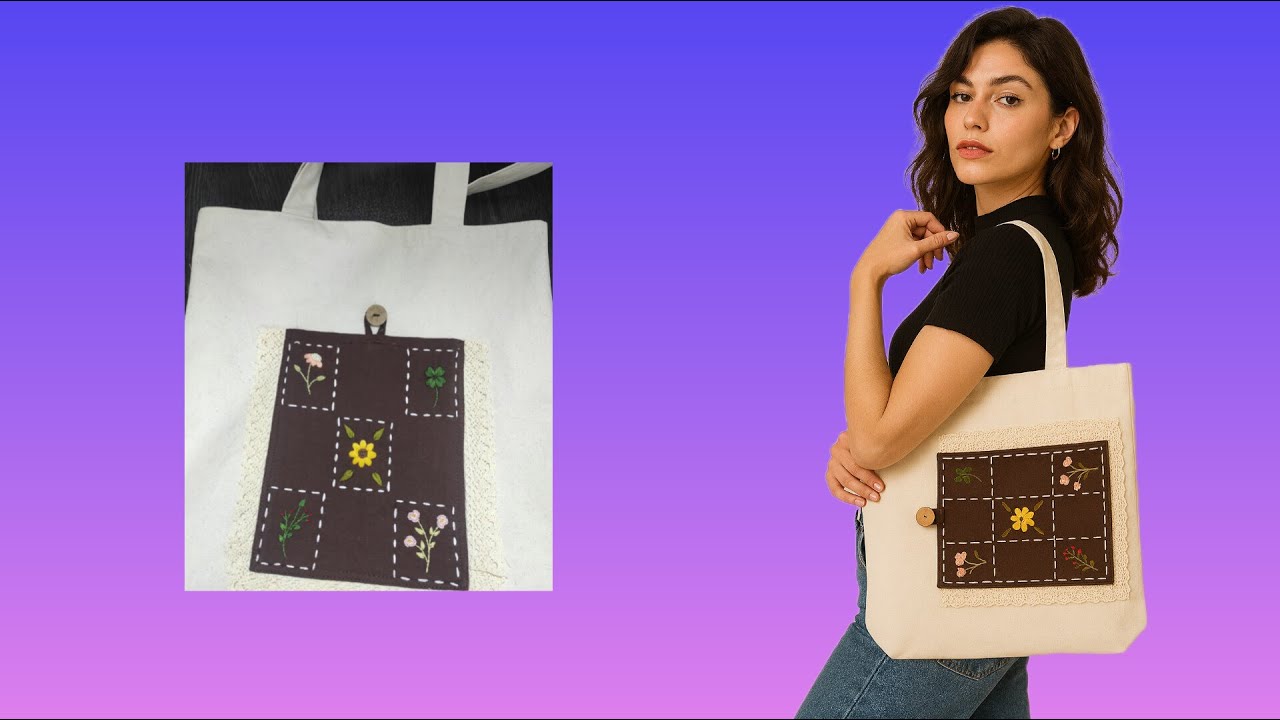 ✨ Unique Style with a Handcrafted Tote | A Blend of Elegance and Boldness ✨#diy #bageshwardham #bag