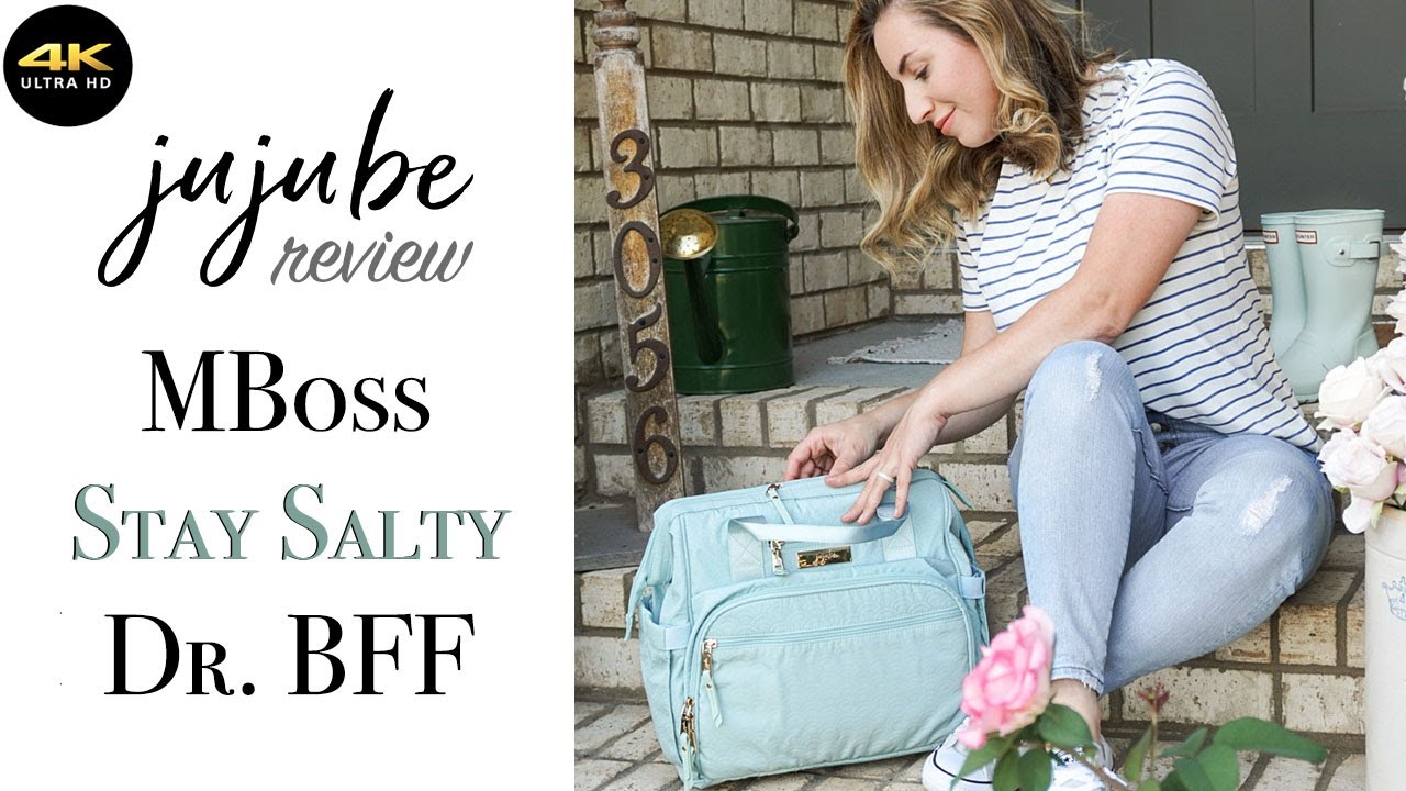 JuJuBe Dr. BFF Diaper Bag | MBoss Stay Salty | Review & Packing Video!