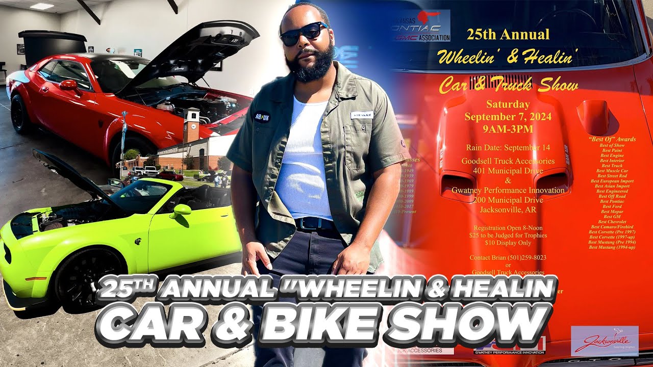 25th Annu Wheelin & Healin Car & Bike Show@TurnerAutoSpaTv @GoodsellTruck @GwatneyPerformance