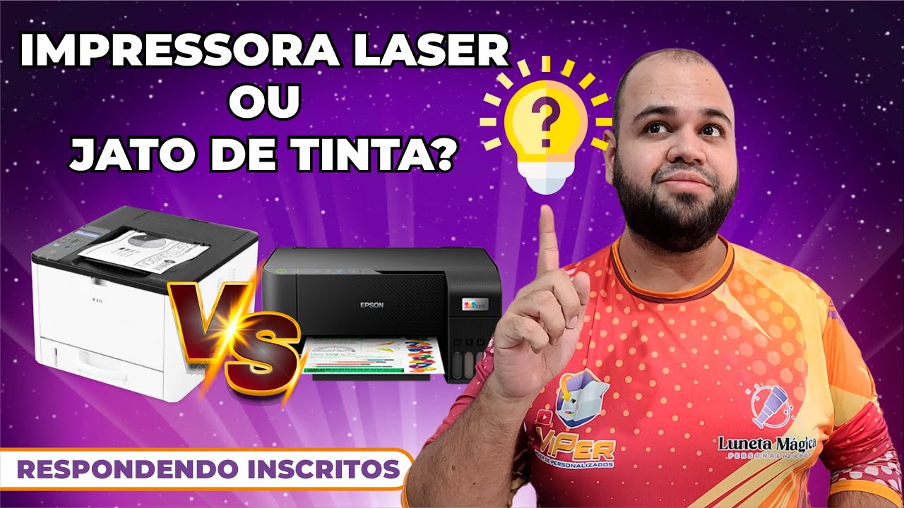 Impressora Laser ou Jato de Tinta? Qual usar na gr&aacute;fica r&aacute;pida.