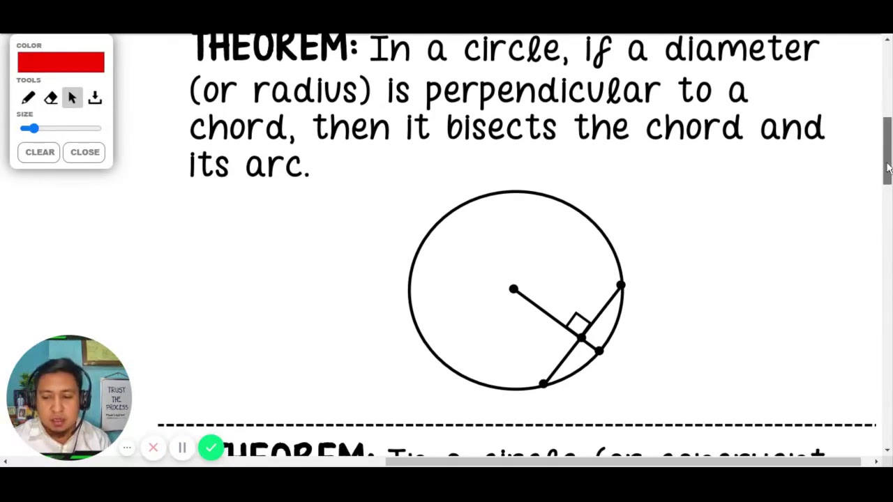 Arcs and Chords Theorems in Circle