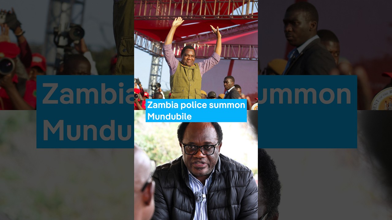 Zambia opposition leader faces questioning
