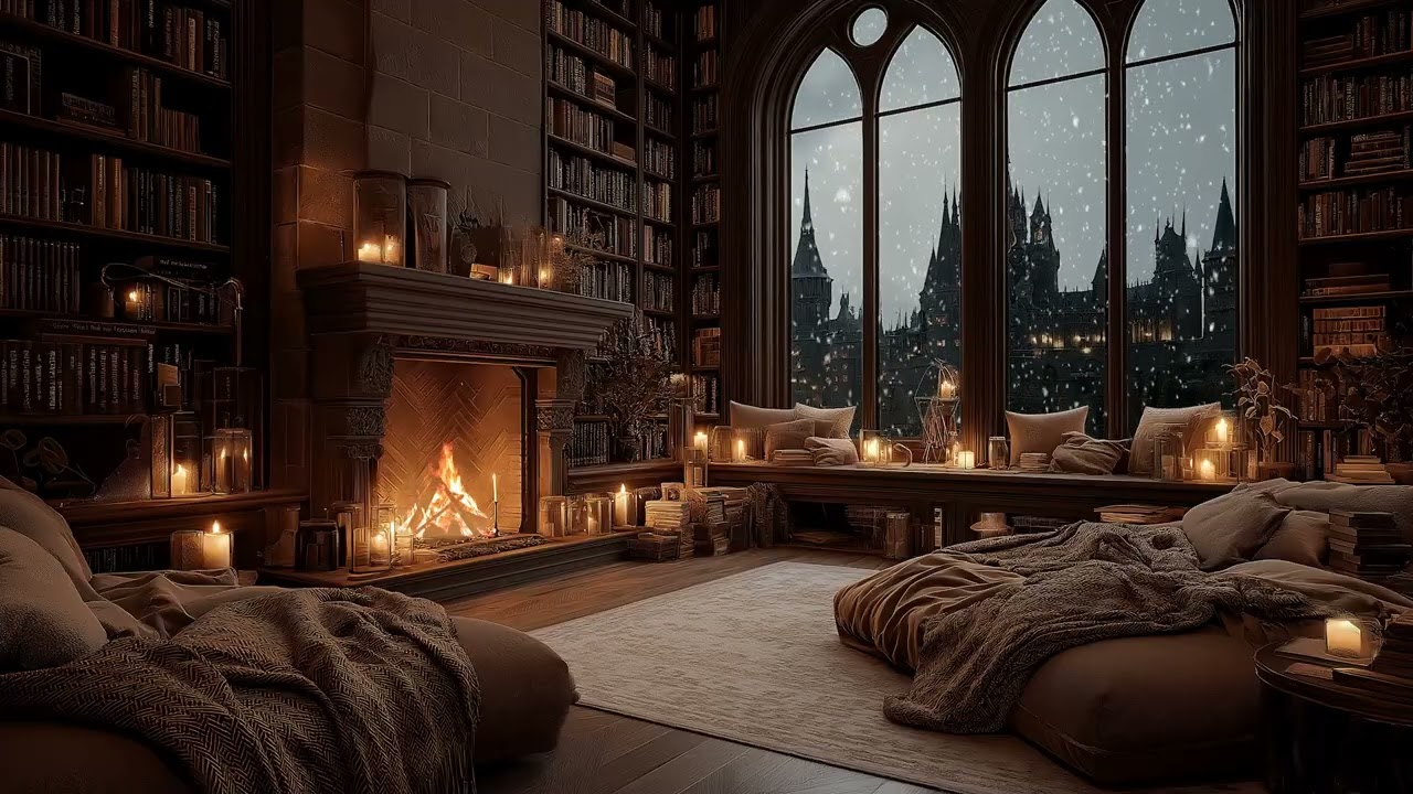 Cozy Fireplace Ambience 🔥 Relaxing Sounds for Deep Sleep & Comfort