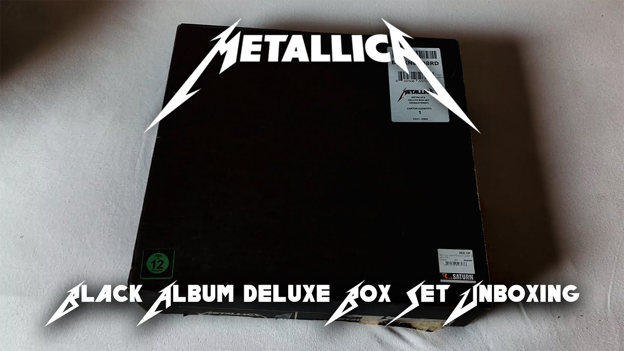 Metallica - Black Album Deluxe Box Set Unboxing