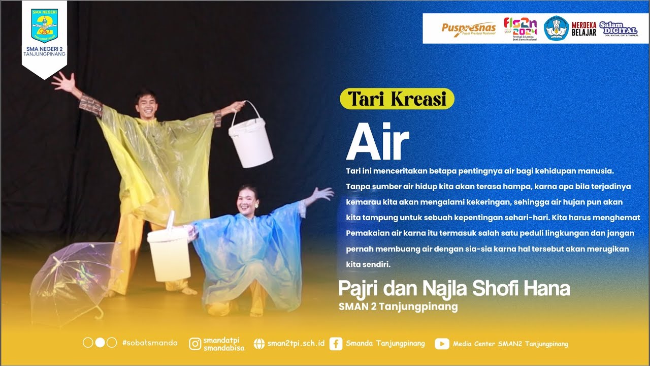 JUARA 2 Tingkat Kab/Kota Tanjungpinang - TARI KREASI -  SMAN 2 Tanjungpinang | FLS2N 2024