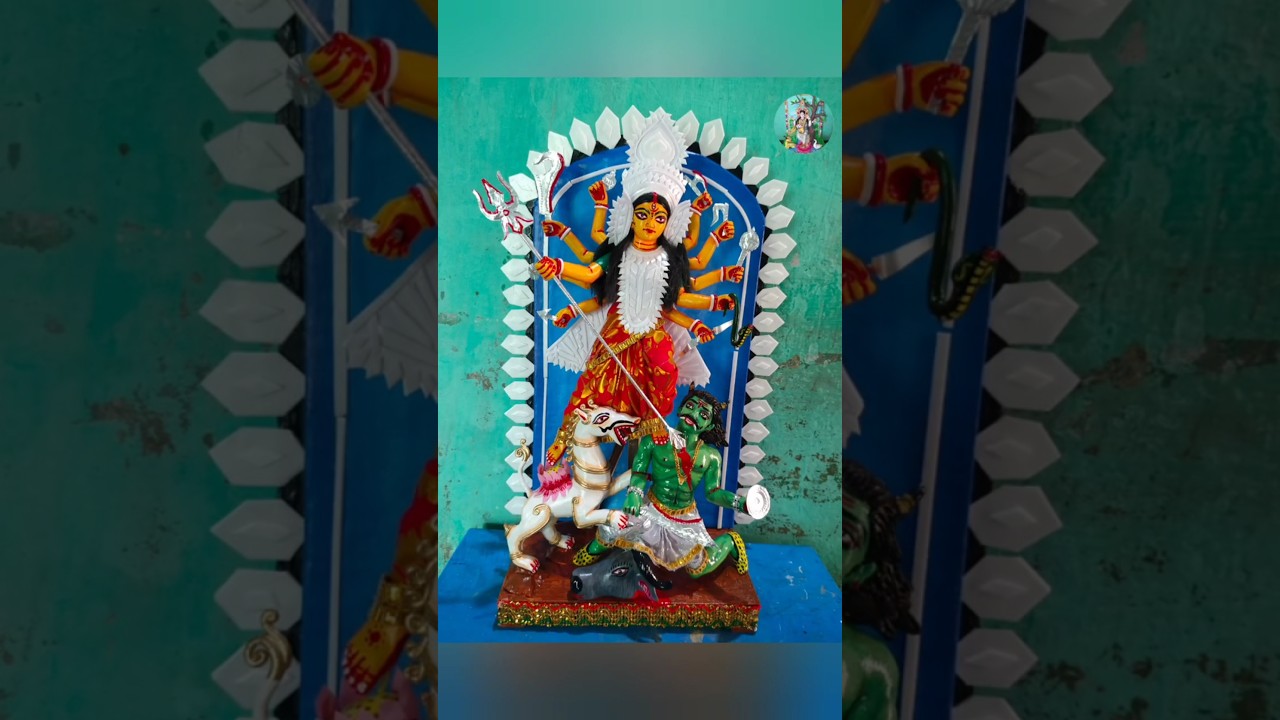 small Durga idol making 2023#shorts