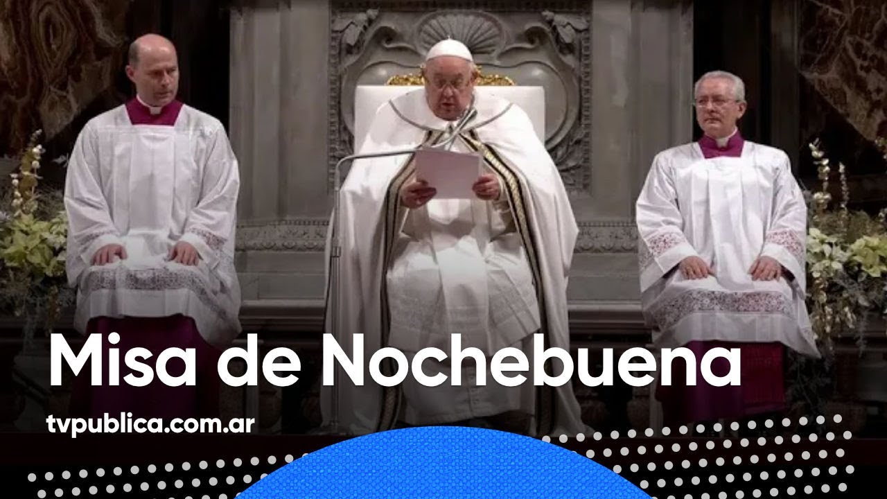 Misa de Nochebuena desde el Vaticano