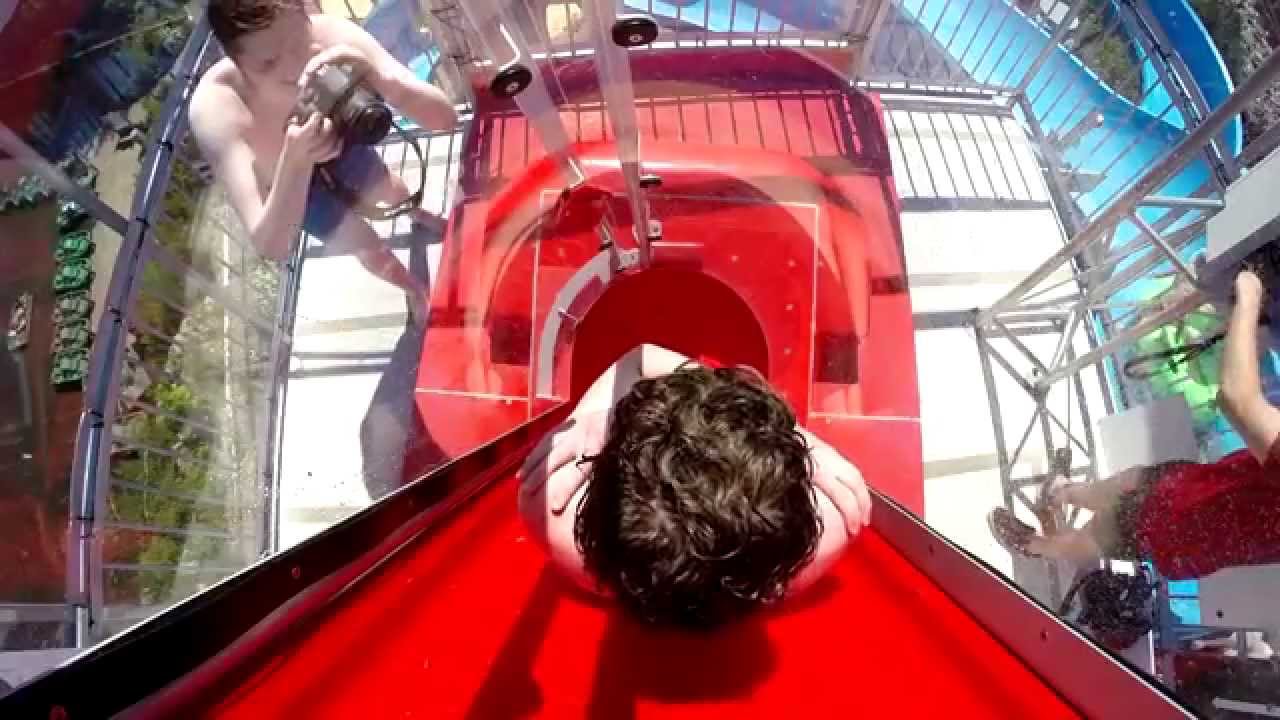 Vandkanonen - Insane Double Looping Slide at Fårup Sommerland (POV)