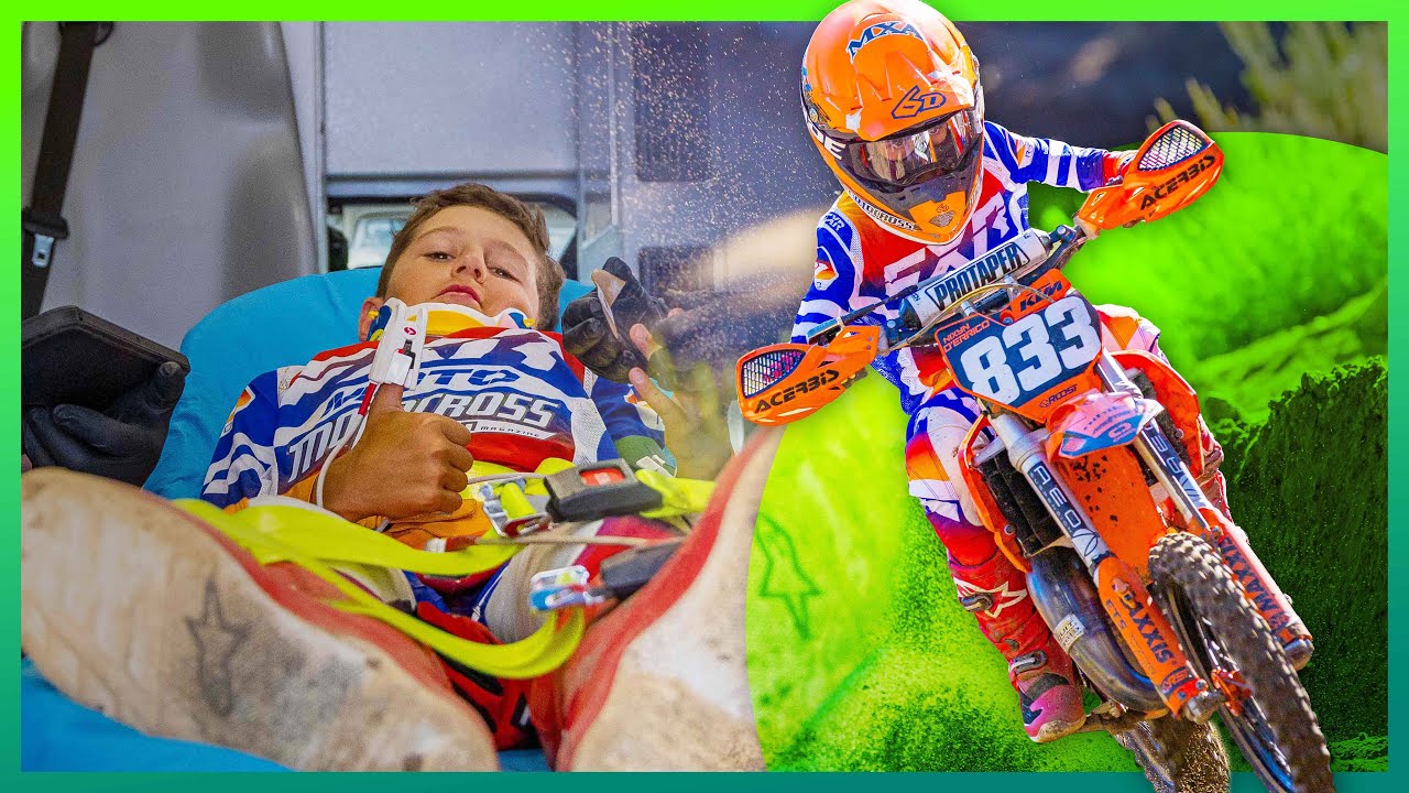 Mini Test Rider BARELY SURVIVED Mammoth Motocross😳