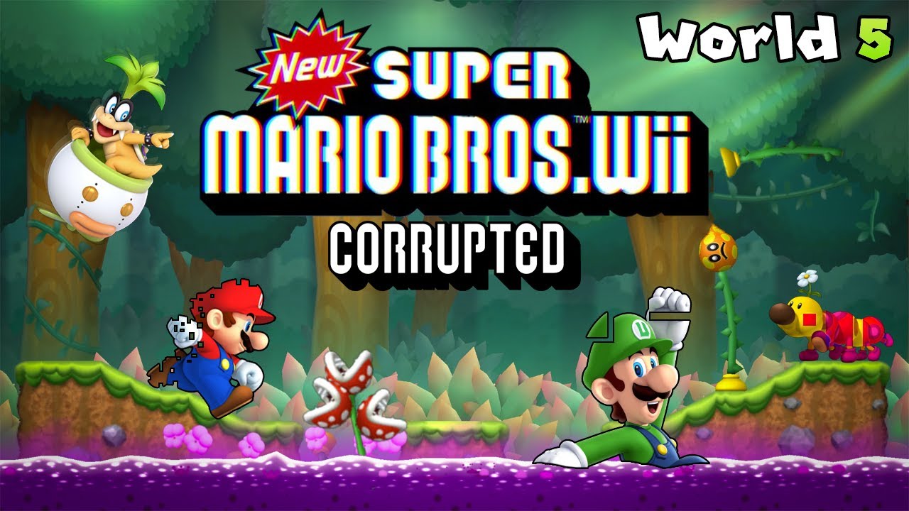 New Super Mario Bros. Wii But It Progressively Gets More Corrupted (Part 5)