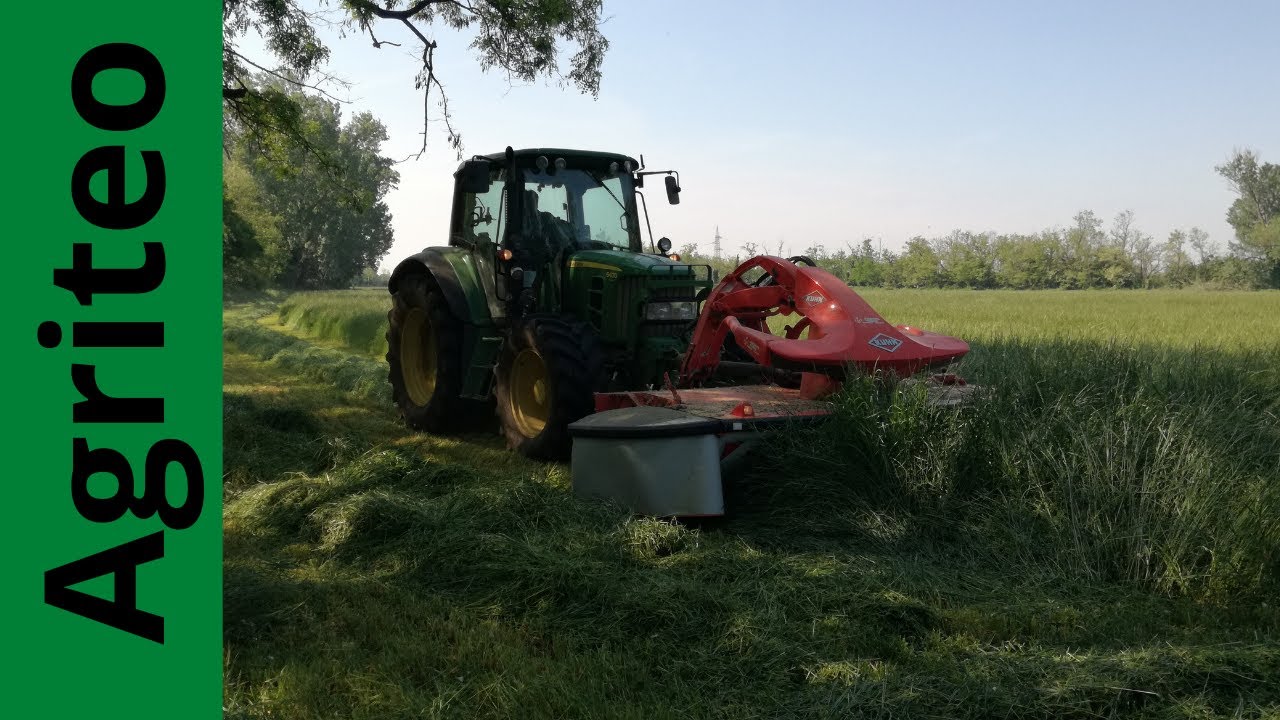 John deere 6530 | Kuhn FC 3125 DF | Taglio erba