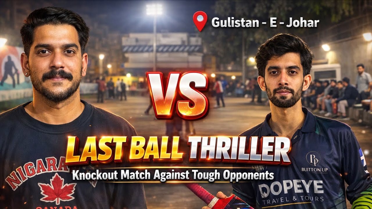 Gulistan e Johar ki cream team se hua Do or Die match 😱 Ramadan Street Cricket Vlog 🔥