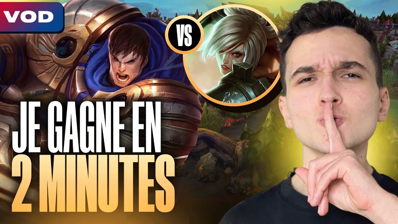 JE TRAUMATISE CET OTP RIVEN MASTER - Garen vs Riven - SoloQ Patch 25.18