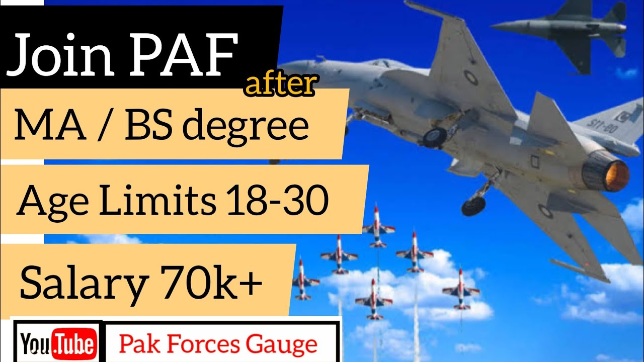 Join PAF as Education Officer | MA Msc Passed Candidate Apply online| Commissioned Officer Jobs 2023