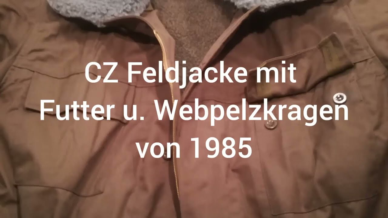 CZ Feldjacke M85 / Czech Army von 1985  OVP eine gute Alternative zum BW Parka Alte Art