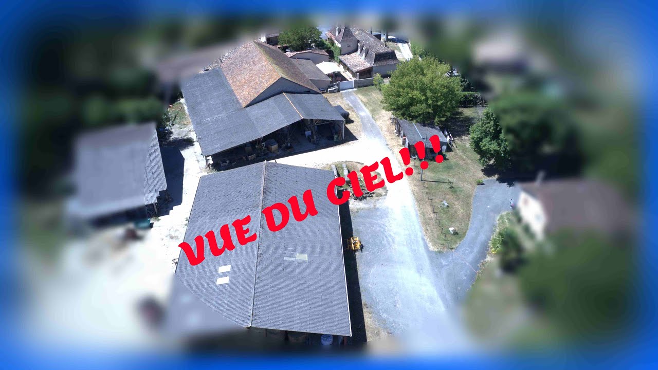 La ferme vue du ciel!!!