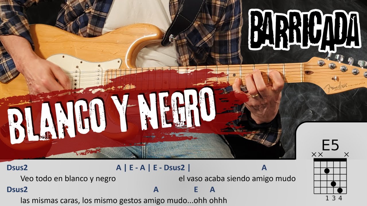 Blanco y negro | Barricada | PDF GRATIS + TUTORIAL + COVER |