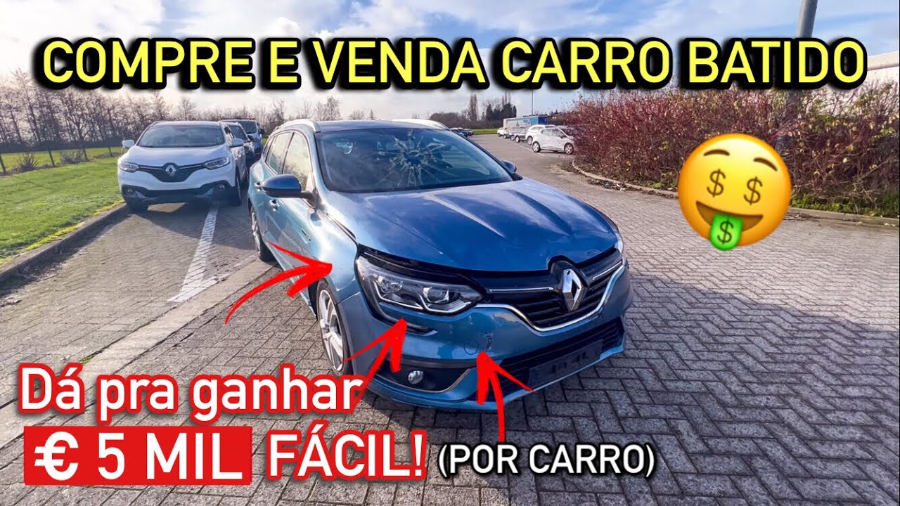 Como fazer dinheiro com compra e venda de carros batidos