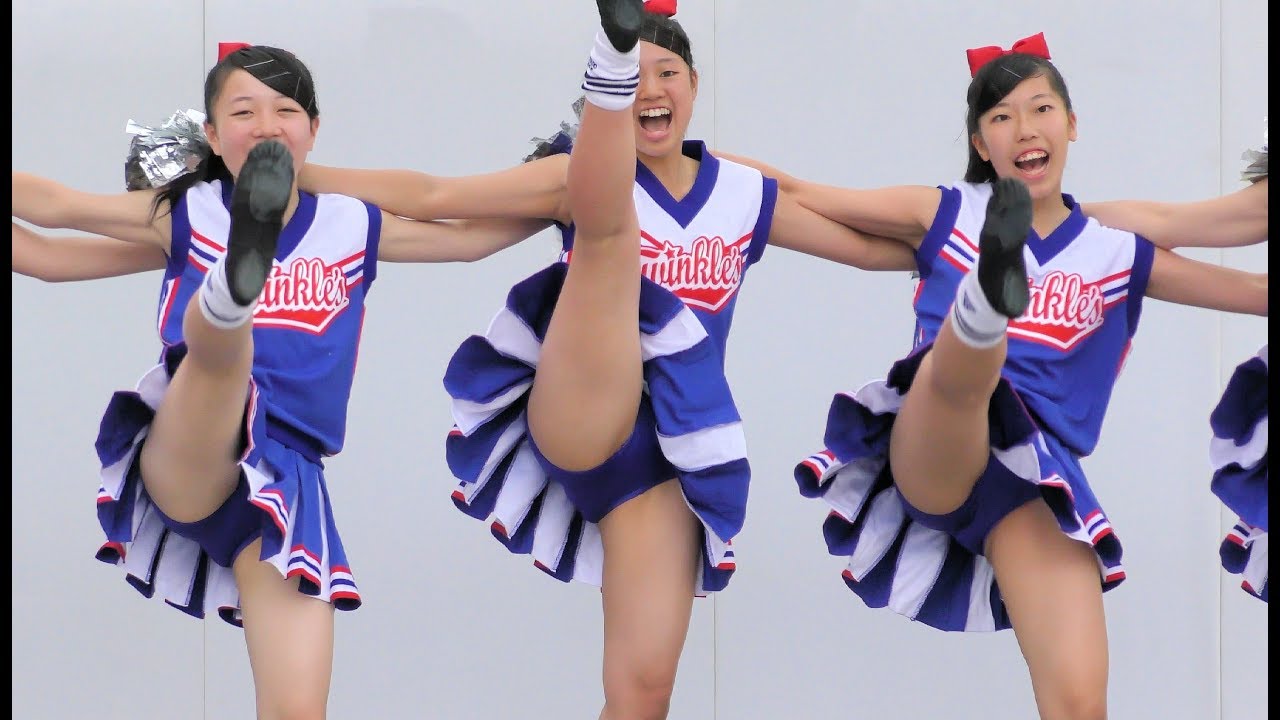 [4K]茨城県立水戸商業高等学校チア・ダンス部「Blue Twinkle’s」 第57回水戸黄門まつり銀杏坂ステージ1