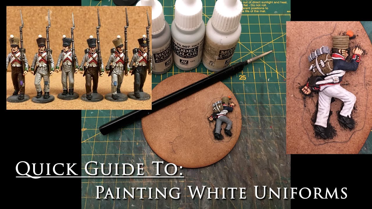 Quick Guide - Painting White Uniforms (28mm Napoleonics)