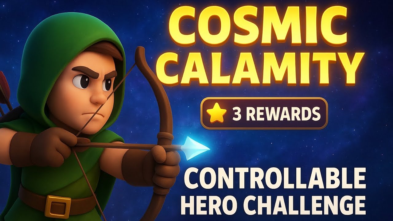 🌌 Cosmic Calamity – Battle Beyond the Clouds! 🌠 #CosmicCalamity #ArcherHunter #HeroChallenge
