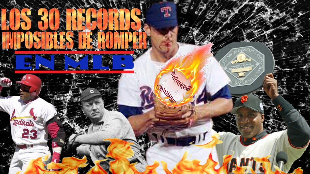LOS 30 RECORDS IMPOSIBLES DE ROMPER EN LA HISTORIA DE GRANDES LIGAS / SORPRENDENTE LO QUE VERAS
