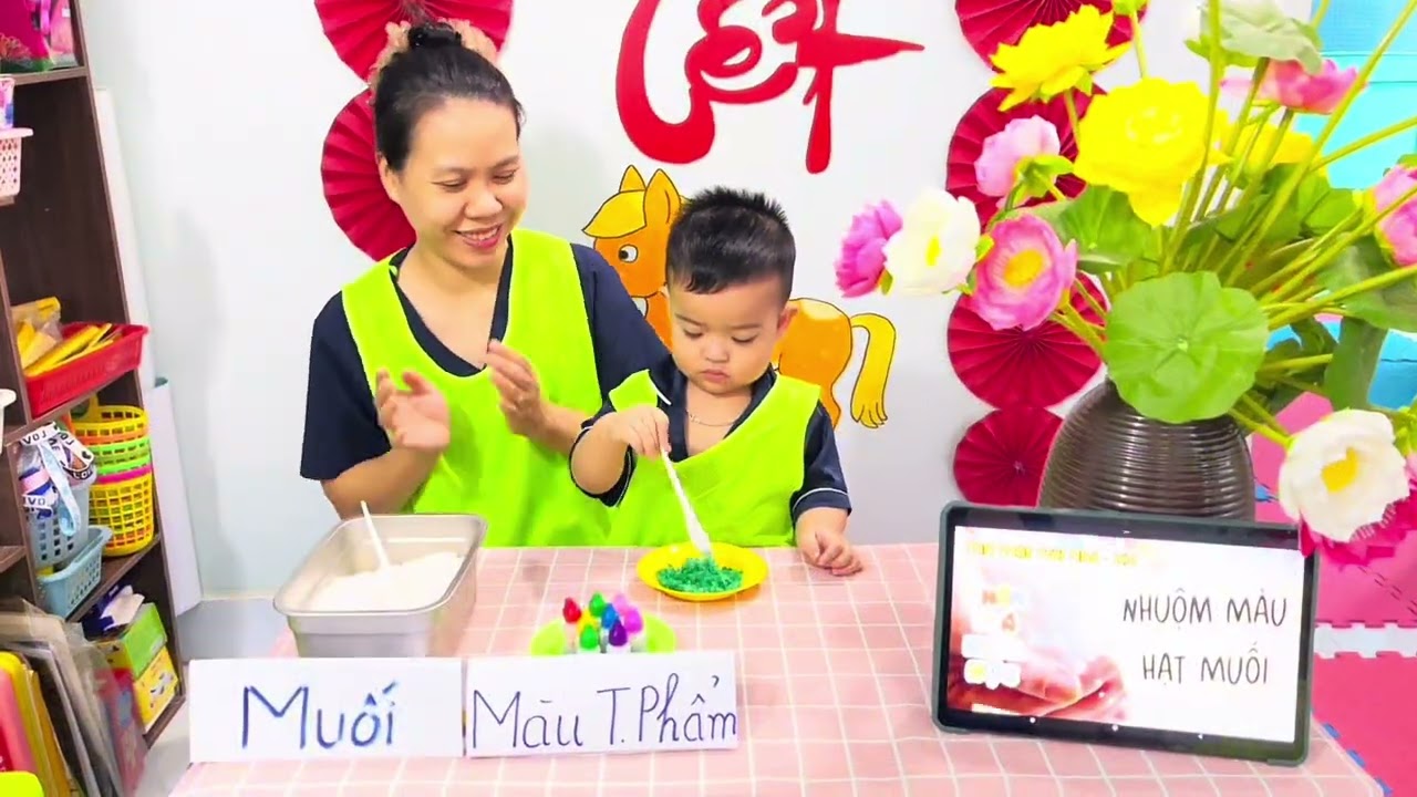 Nhuộm màu hạt muối