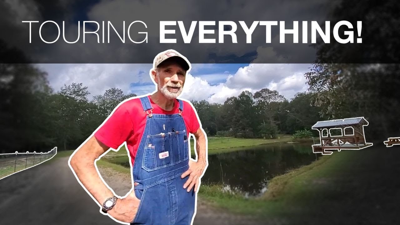 LET'S Tour EVERYTHING!! Animals, Buildings, Gardens, High Tunnels