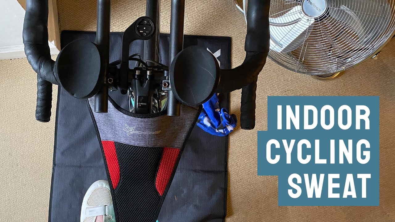Indoor cycling sweat management