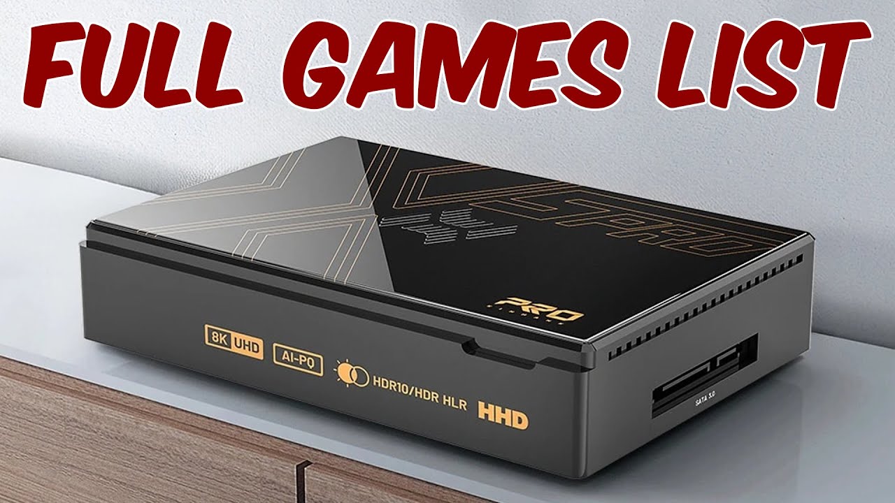 Kinhank X5 Pro 4tb Complete Games List - The Ultimate Guide