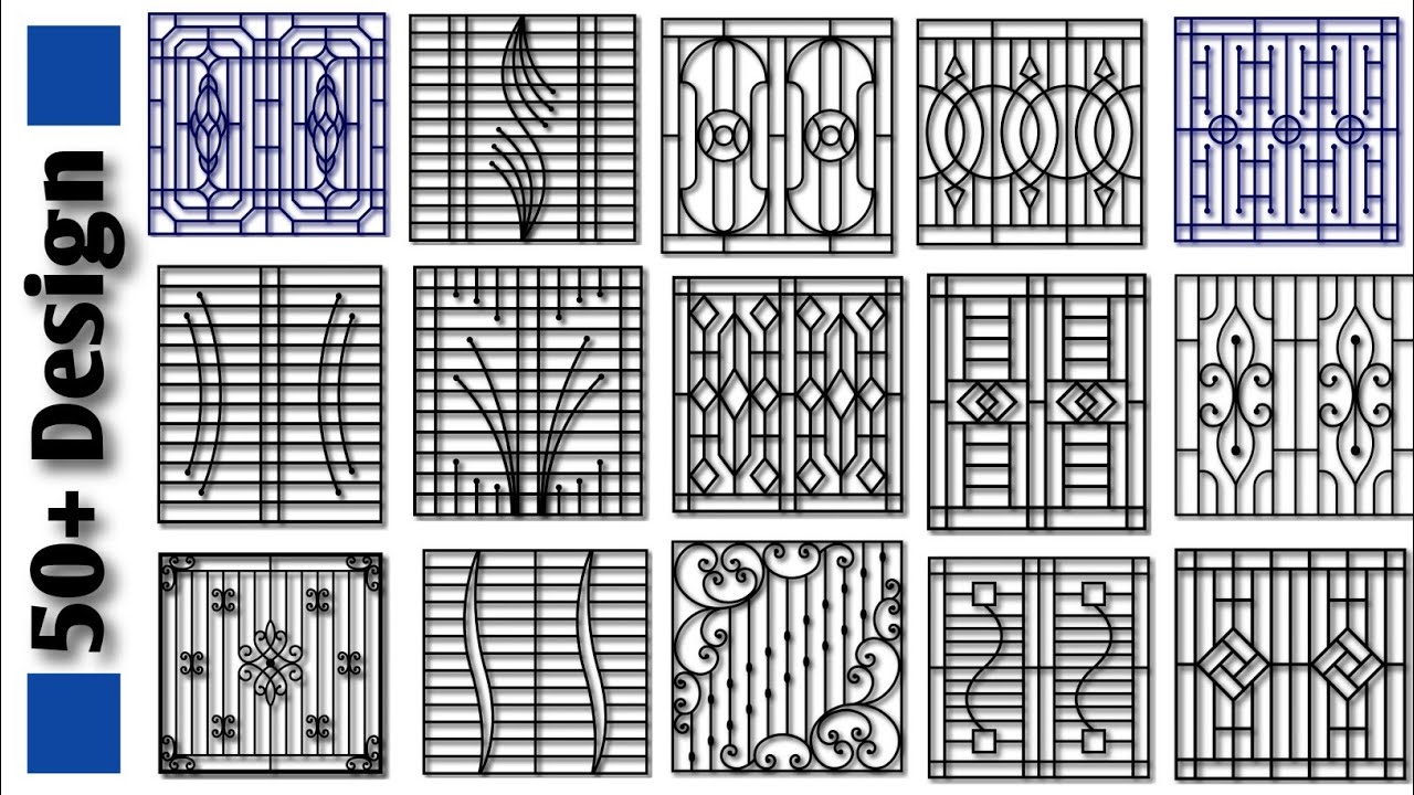 New Window Grill Design, Top 50+ Window Grill Design, Modern Grill Design,