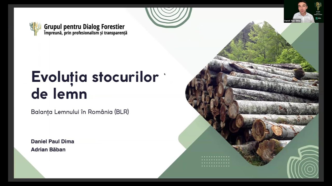 Evoluția stocurilor de lemn. Balanța Lemnului în România (Daniel Paul Dima și Adrian Băban)