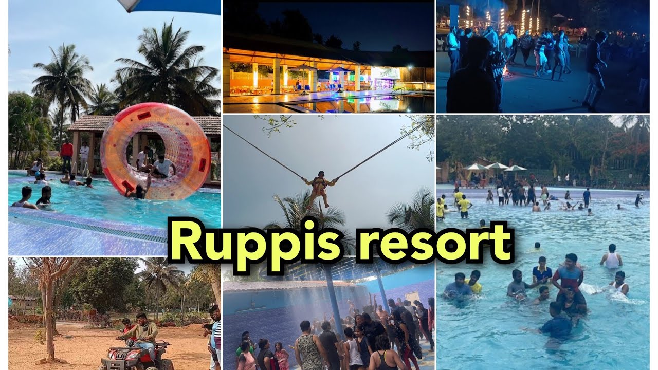 Ruppis resort Bangalore biggest wave pool | Best place for day outing in Bangalore 🤗