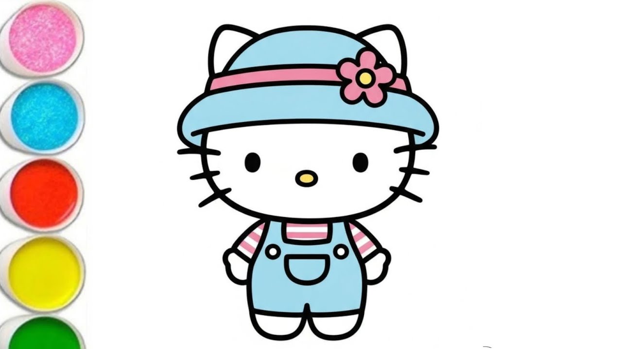 How To Draw Hello kitty 🐈 | How To Draw Hello Kitty Easy | Cute Hello Kitty Drawing Step By Step 