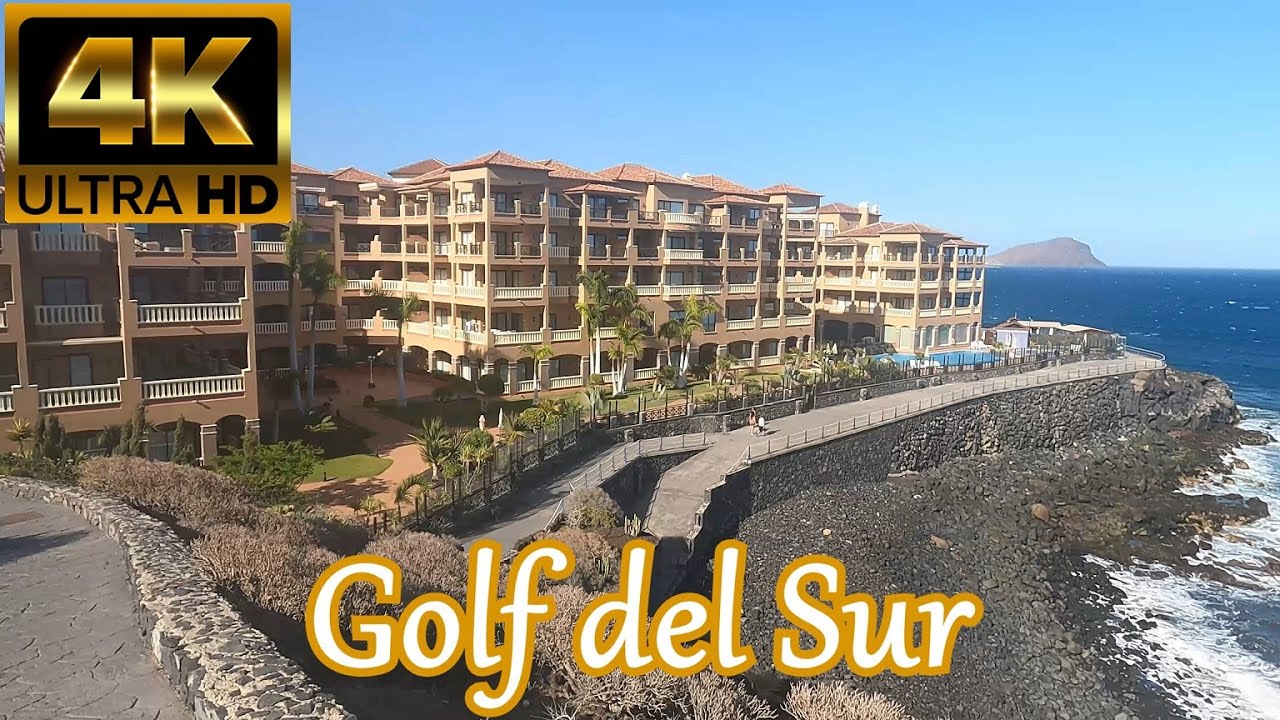 TENERIFE | Promenade Golf del Sur [Great Views] 😍 27°C June 2021 | Walking Tour [4K]